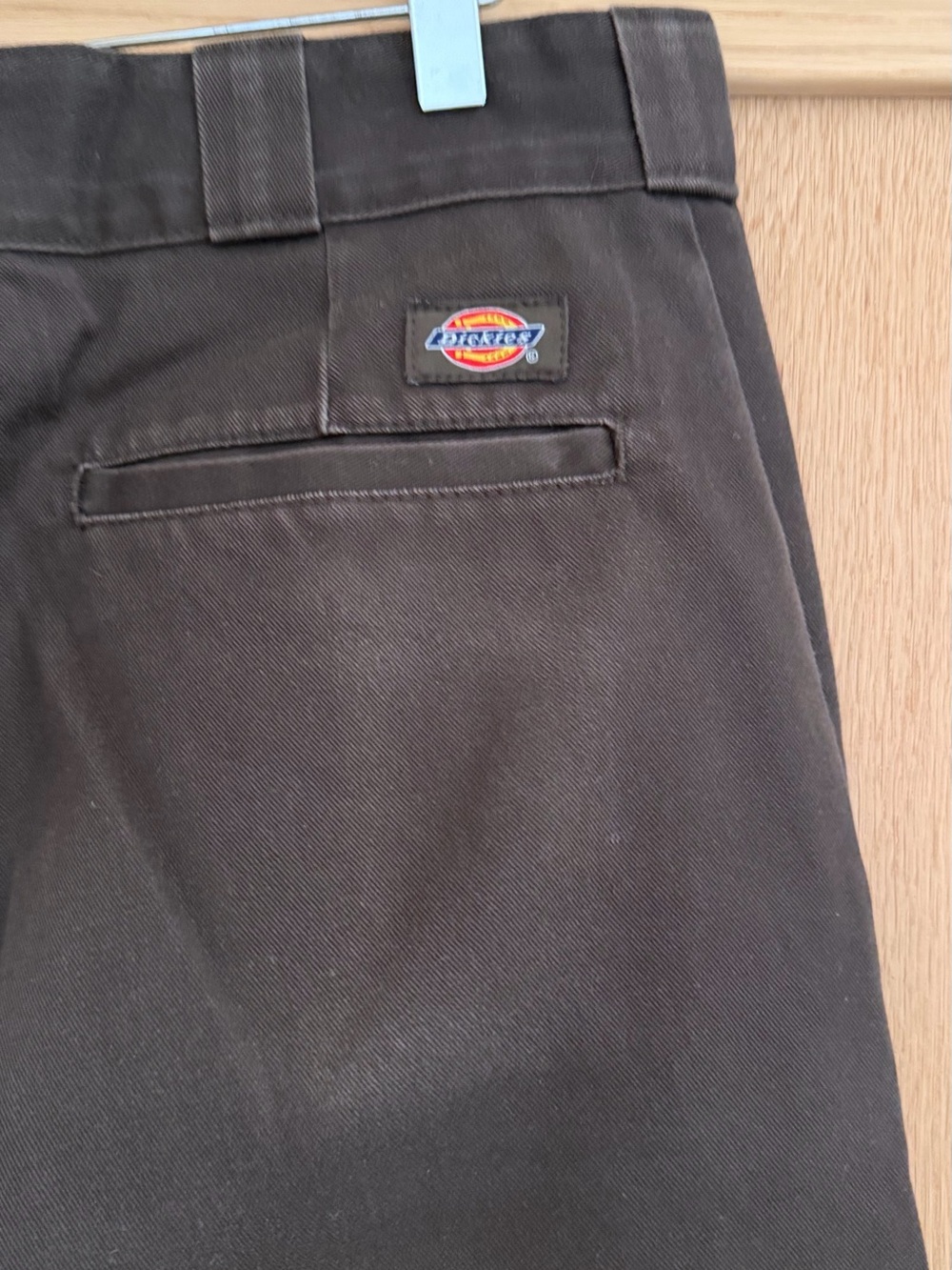 Dickies Men’s Dark Brown Flat Front Work Shorts